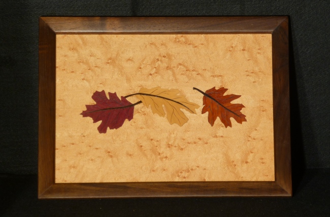 T78 tray with three maple leaves