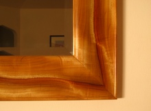 Detail of camphorwood mirror