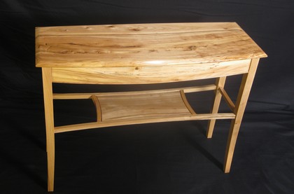 Small hall table in elm