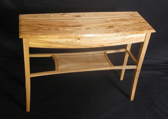 Side table in elm