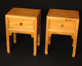 Bedside tables in spalted maple