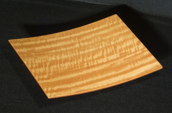 T57-curved tray of satinwood